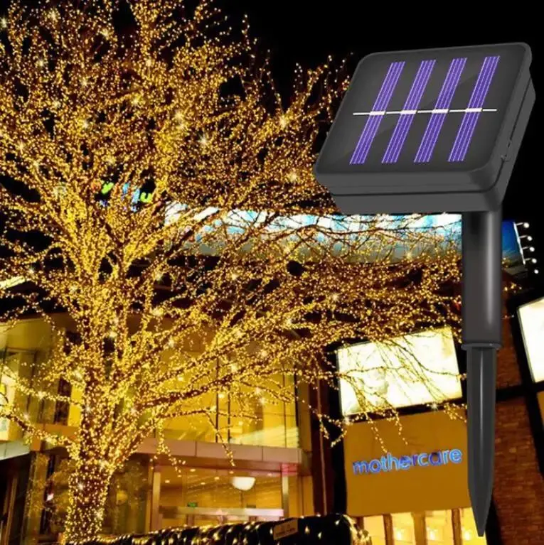 12m 100 LED Waterproof Solar String Lights