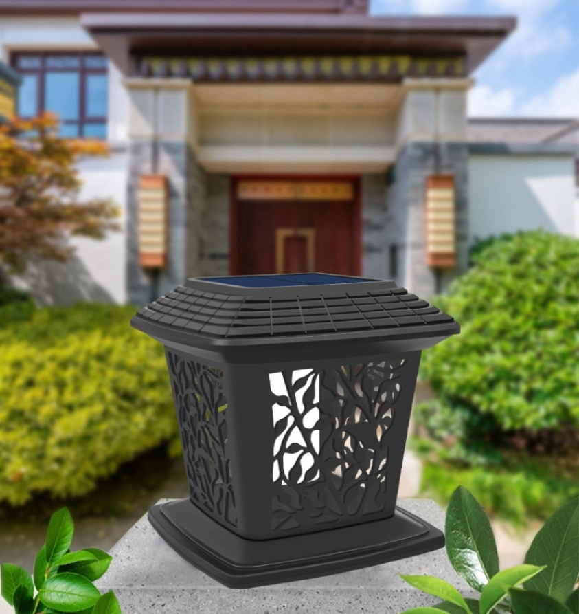 Solar Post Cap Light Shed Light Outdoor Garden Fence Light