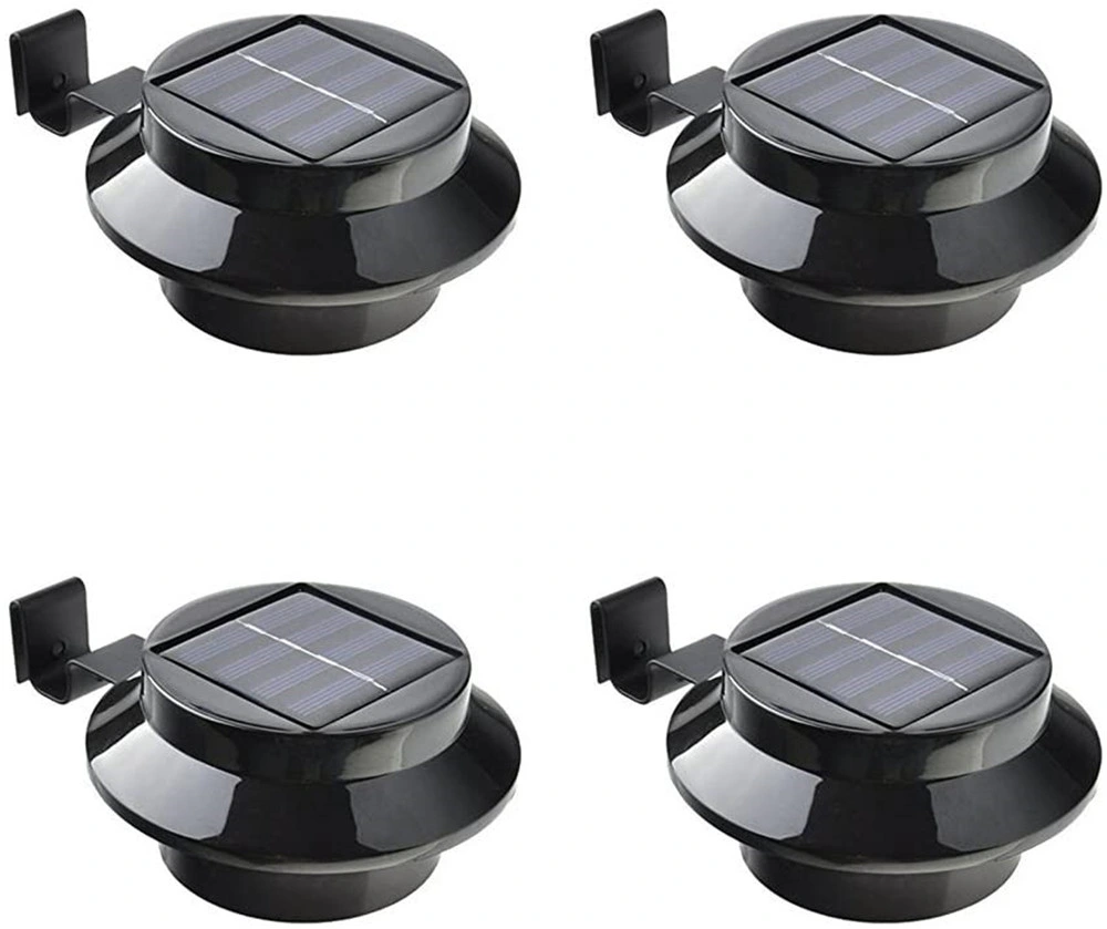 Wall Mounted Solar Lights Chinese Factory Price ISO9001 BSCI Certificated Waterproof Solar Powered Gutter Lights for Outdoor