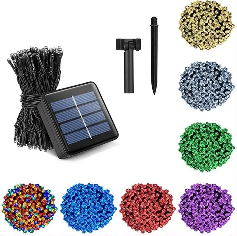 12m 100 LED Waterproof Solar String Lights