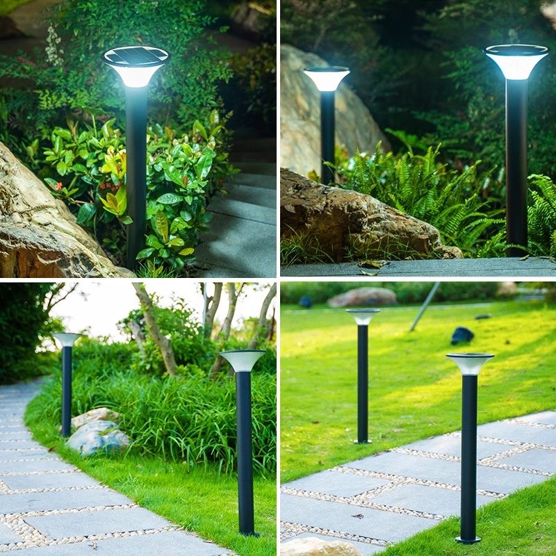 5W Outdoor Waterproof Integrated LED Solar Garden Light for Lawn, Patio, Yard, Walkway, Driveway Solar Path Courtyard Lamp