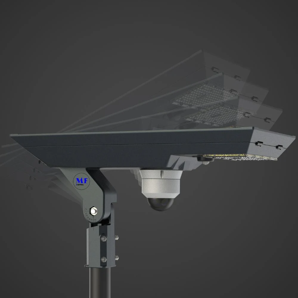 Factory Price 80W Solar Light IR/Motion Sensor Security CCTV Camera IP66 COB SMD Integrated Outdoor Parking Light solar Light