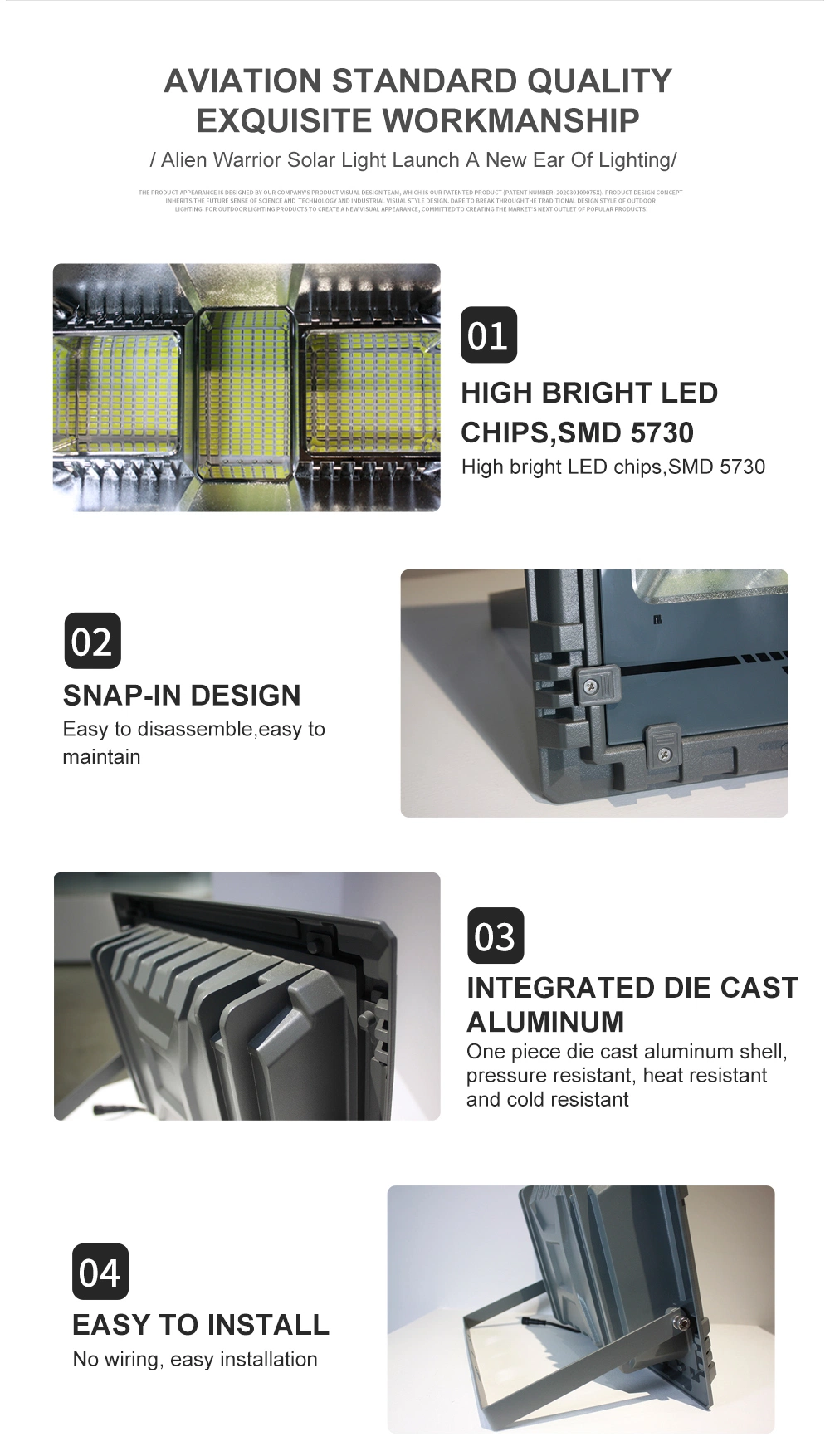 Solar Motion Sensor Flood Light Mj-Aw800W