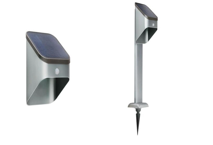 New Design Smart Motion Dimming Waterproof IP65 1W Plastic Solar Gate Post Pillar Light