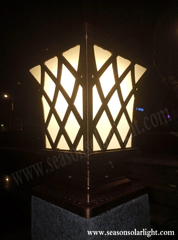 High Power LED Lamp 5W Decking Lighting Garden Outdoor Solar Post Cap Light with LED Lighting