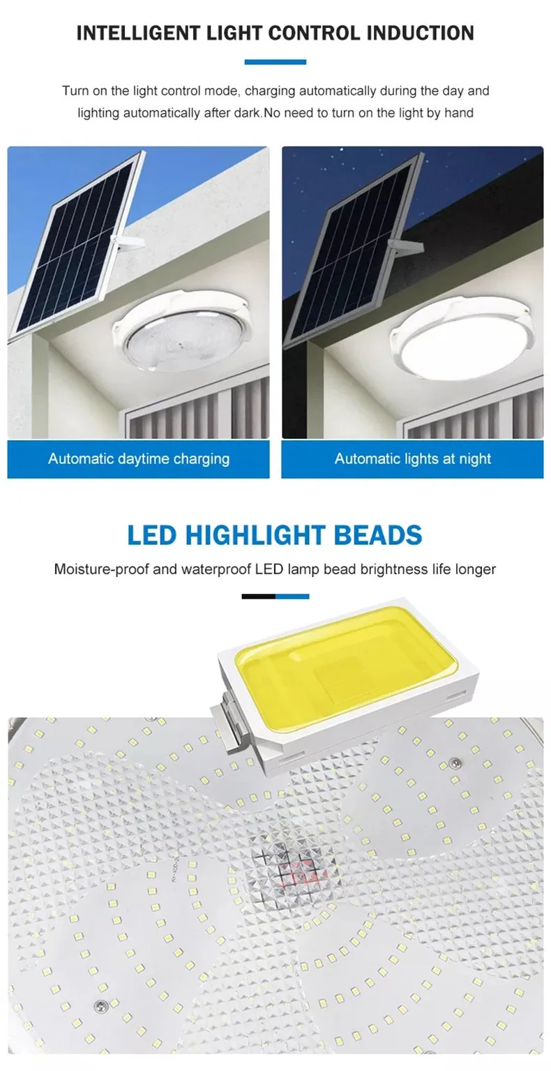 Factory Wholesale LED Lamp 40W 60W 100W 200W 300W Two Color Energy Saving Indoor Solar Ceiling Light
