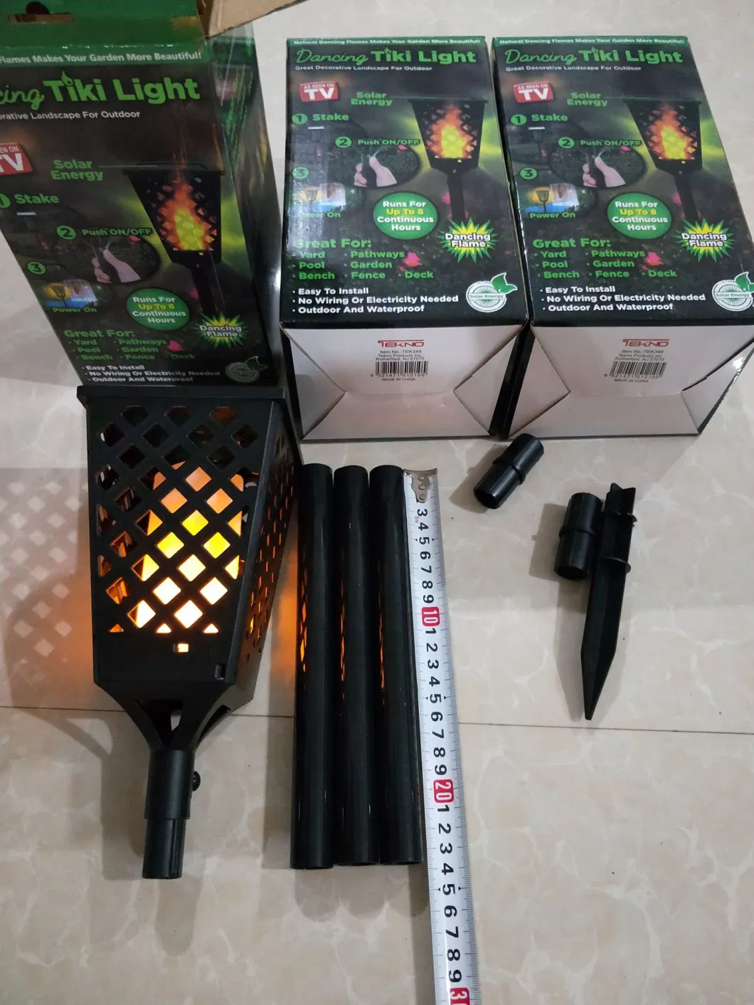 Solar Dancing Flickering Flame Torch Light (RS127H)