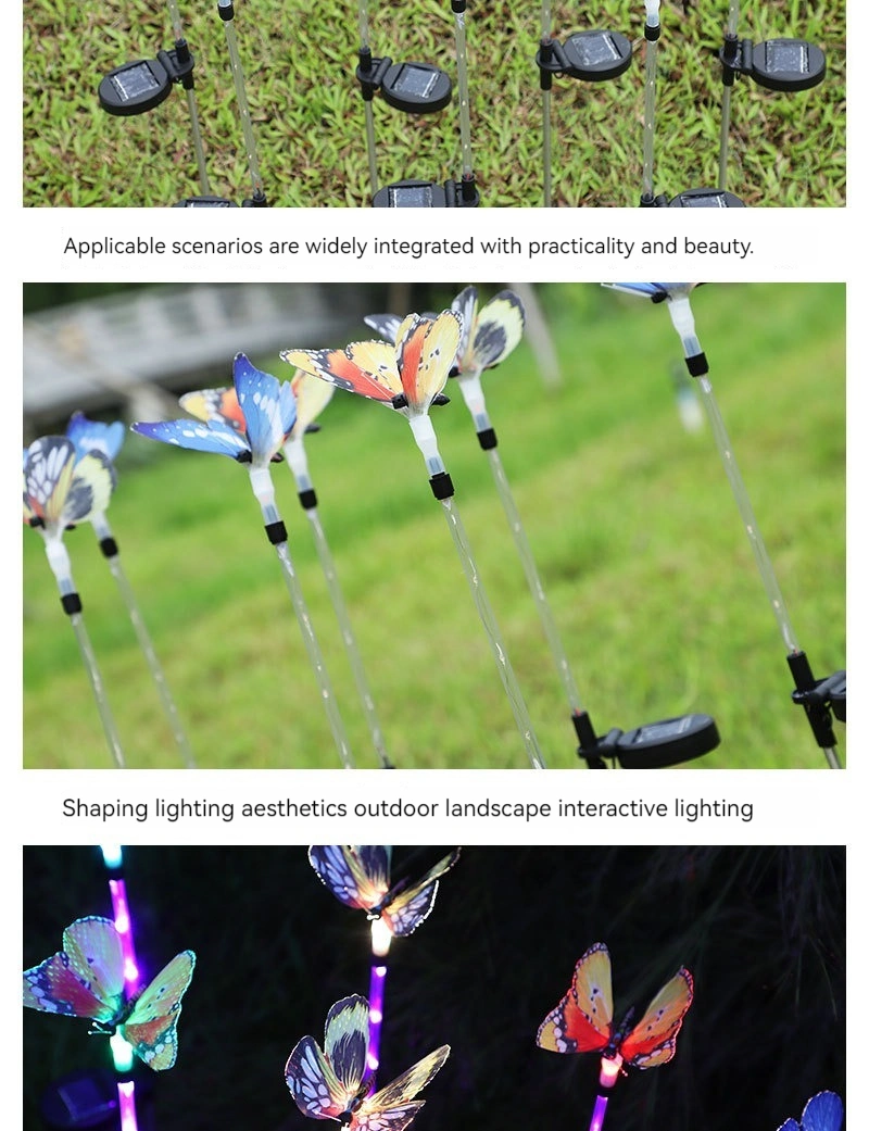 Best Selling Solar Pathway Landscape Lamp Outdoor Waterproof LED Solar Garden Stake Light for Lawn Yard Patio Hallway Decoration