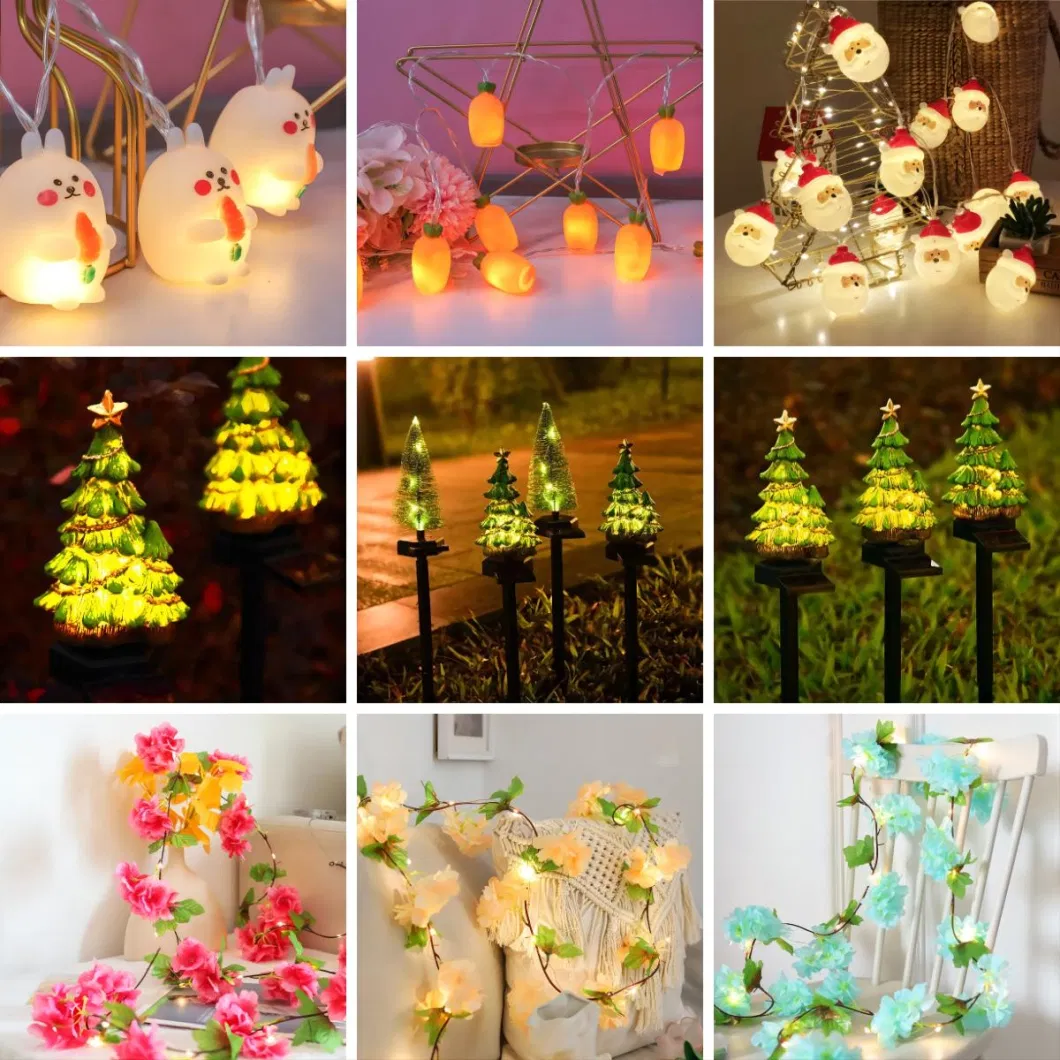 China Wholesale Price Christmas String Lights White Solar Christmas String Light Solar Wind Outdoor Lighting Solar Powered Outdoor Lighting Decoration Light