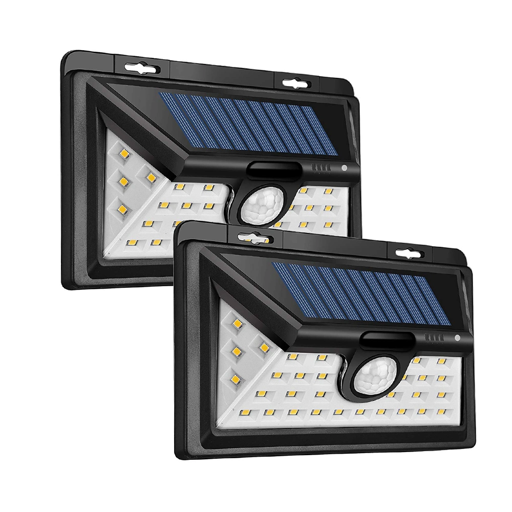 34 LED Solar Powered Flood Light IP 65 Waterproof Outdoor Security Light with Motion Sensor