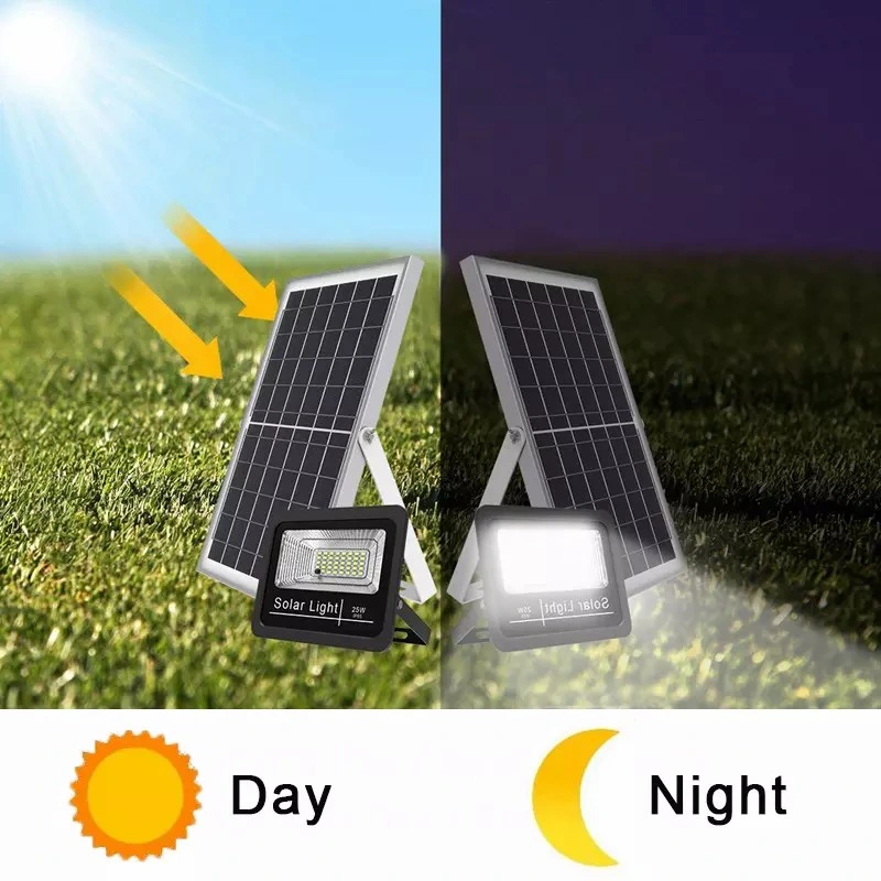 SMD LED Solar Flood Light with Sensor 20W 60W 100W Flood Lamp