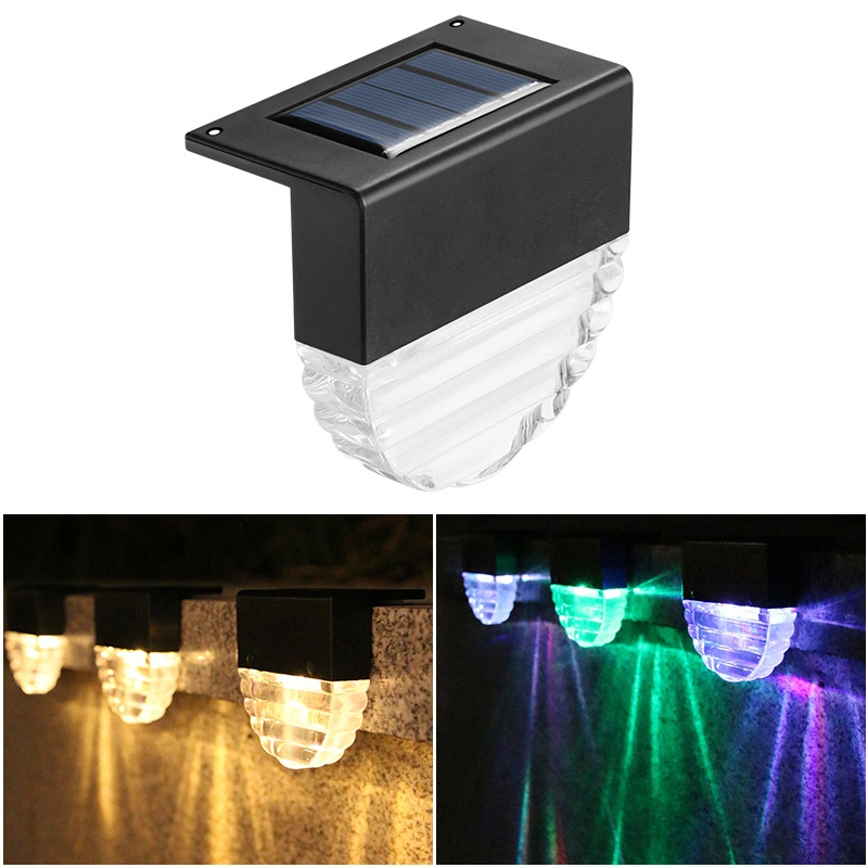 Fence Light Outdoor Waterproof LED Wall Lamp Villa Garden Step Decoration Stair Lights Solar Post Light