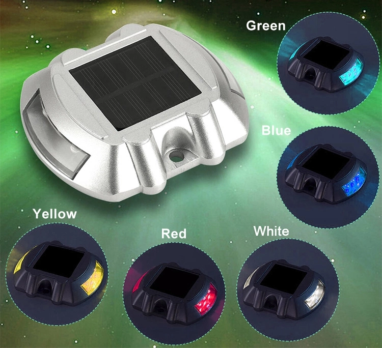 Ground Driveway Lights Five Color LED Flashing Cat Eye Reflective Road Stud