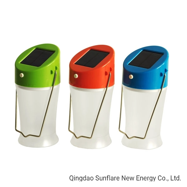 Home Use LEDS 500mAh Solar Lamp Light Lantern with Handle