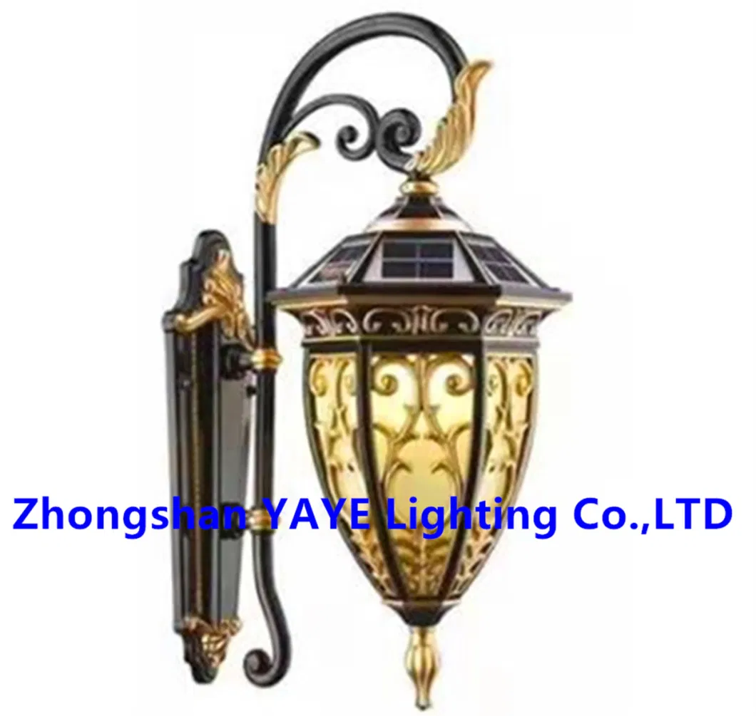 Yaye Hottest Sell CE Approved House Garden Yard Wall Fence Night LED Lamp Solar LED Wall Light