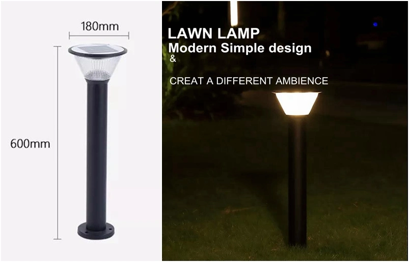 Outdoor Garden Bollard Light Decorative Solar Bollard Light