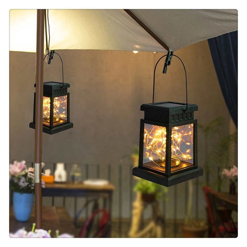 Best Selling LED Outdoor Lantern Light Waterproof for Decoration and Party Solar Lanterns Hanging Garden Lights