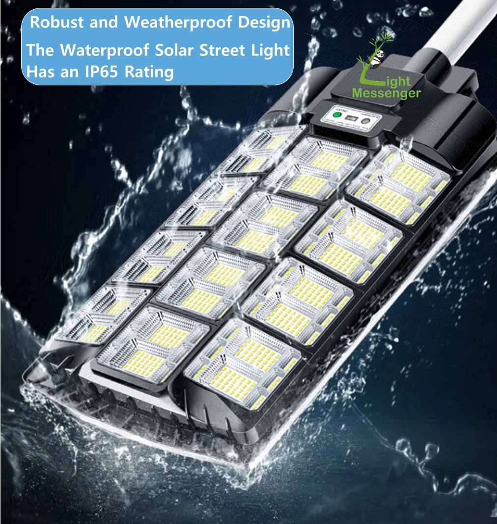 Light Messenger Hot Sale Outdoor Solar Panels Household Street Lamp Super Bright Face Dark Automatic Light Waterproof Courtyard Light 600W 900W 1200W