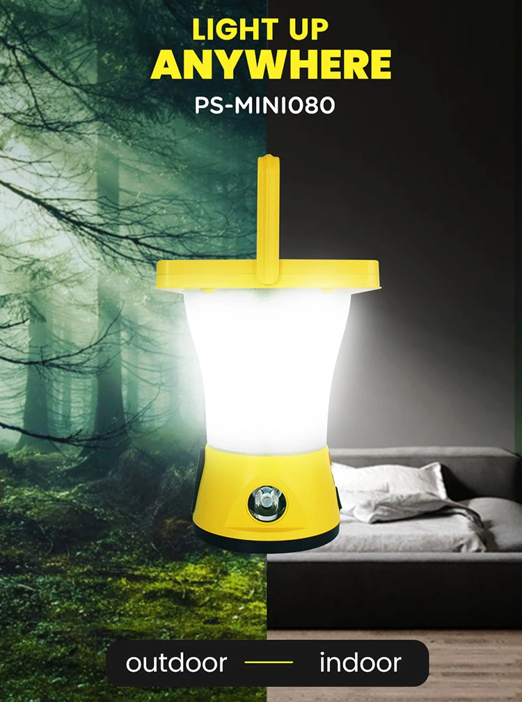 Portable Built-in Solar Lanterns for Outdoor Use