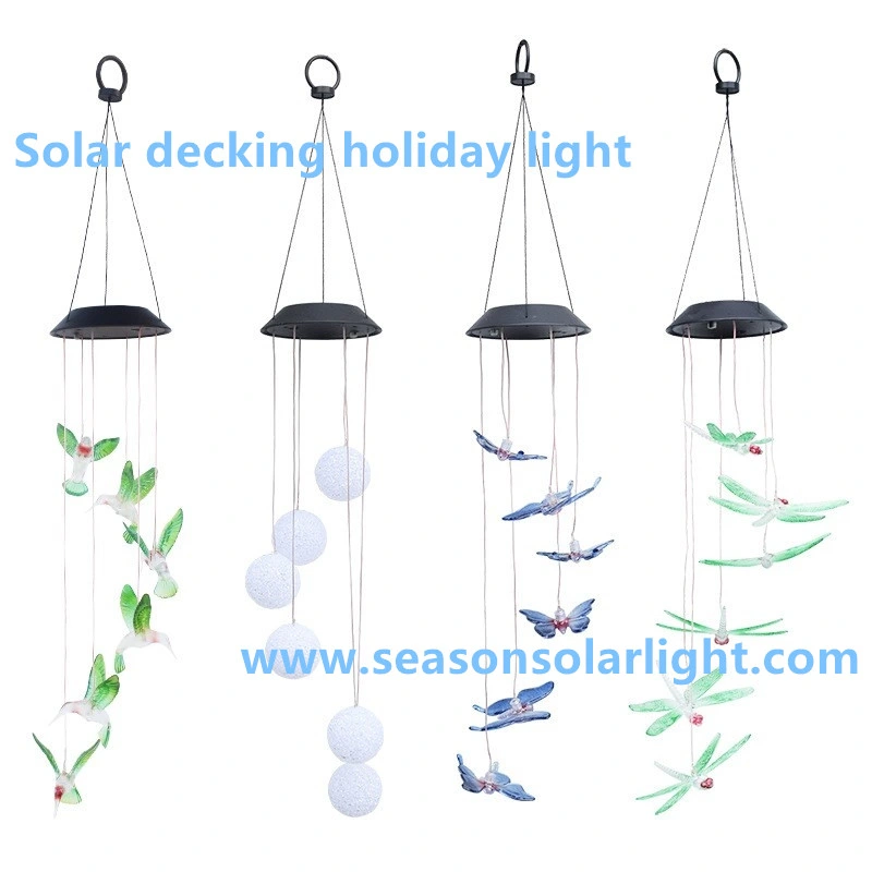 New LED Lighting Lamp Hanging Style Outdoor Solar Decking Light with LED Light for Holiday Lighting