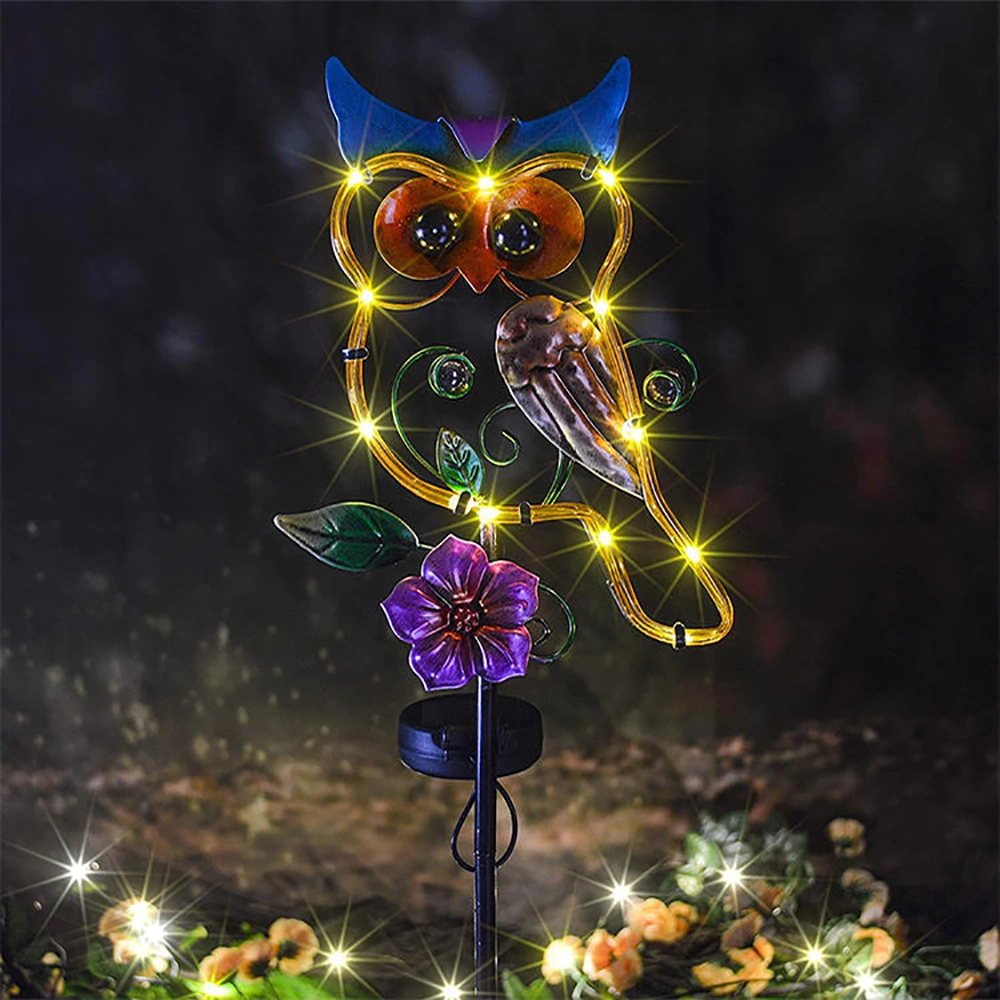 Metal Butterfly LED Decorative Garden Stake Lights LED Solar Lights