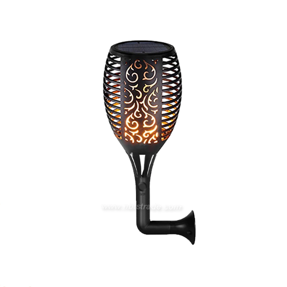 Waterproof IP65 Outdoor Solar Powered LED Garden Lamp Dancing Flickering Fire Flame 96 LED Light
