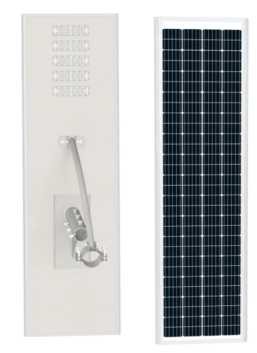 Outdoor with Motion Sensor Integrated All in One LED Lamp Post Solar Street Light