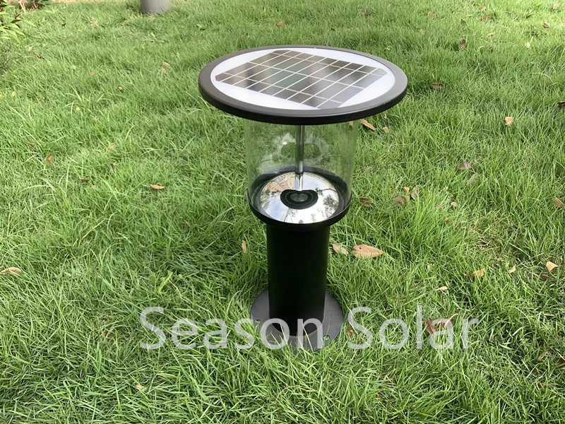 High Power LED Solar Post Lamp Decking Lawn Project Outdoor Solar Garden Light