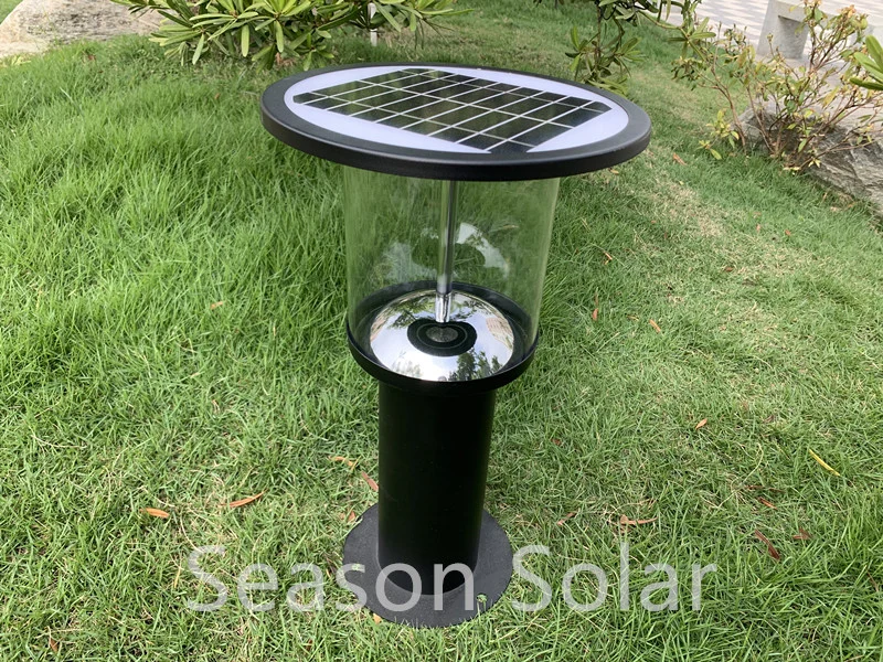 High Power LED Solar Post Lamp Decking Lawn Project Outdoor Solar Garden Light