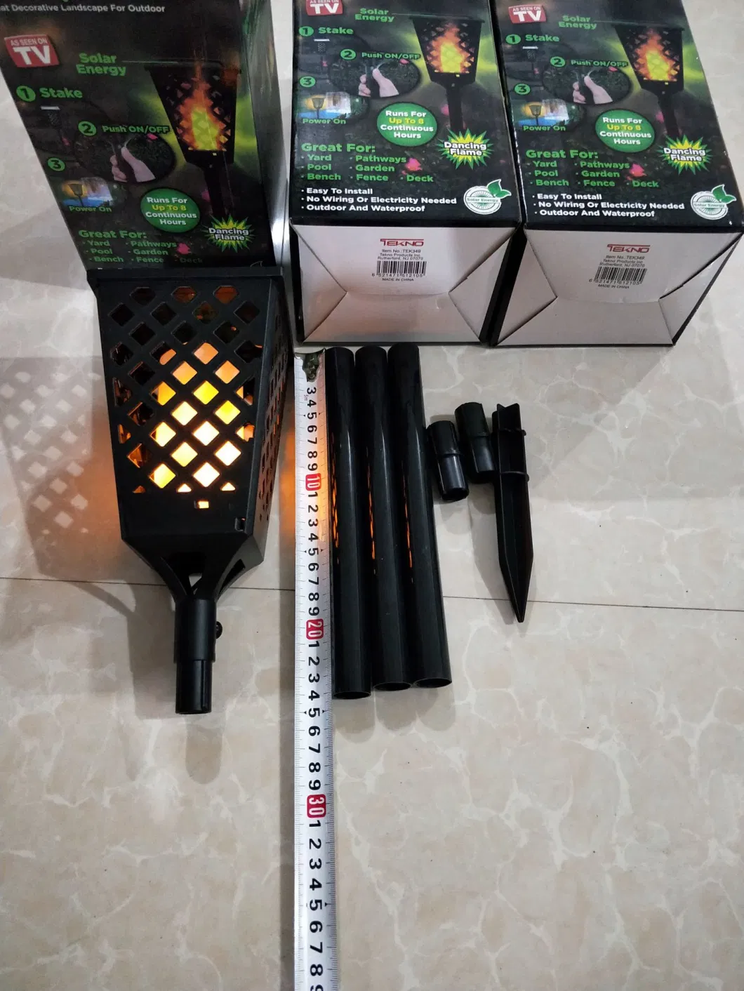 Solar Dancing Flickering Flame Torch Light (RS127H)