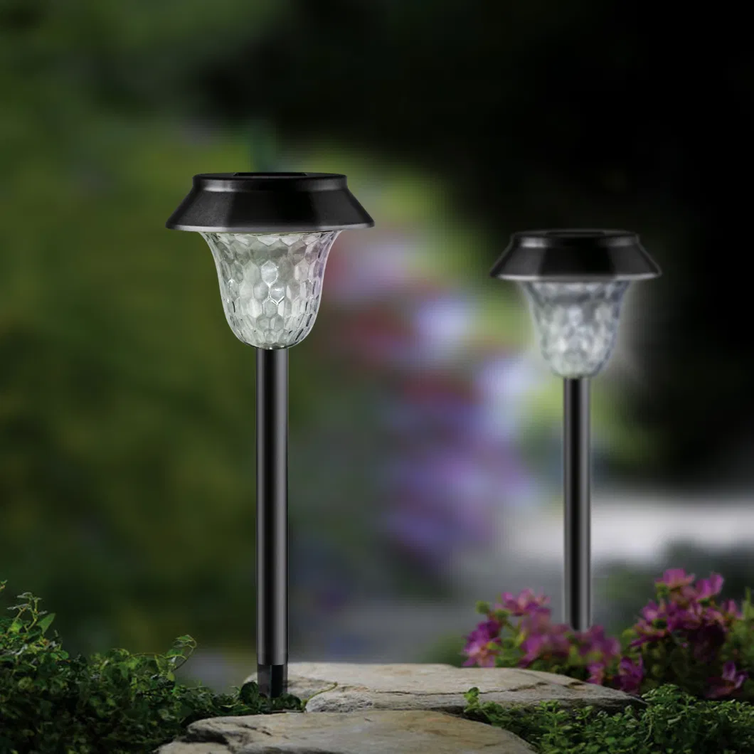 Cis-57454 6PCS / Set IP65 Waterproof Garden Stake Light Solar Powered LED Lamp for Patio Yard Lawn - Warm White Light