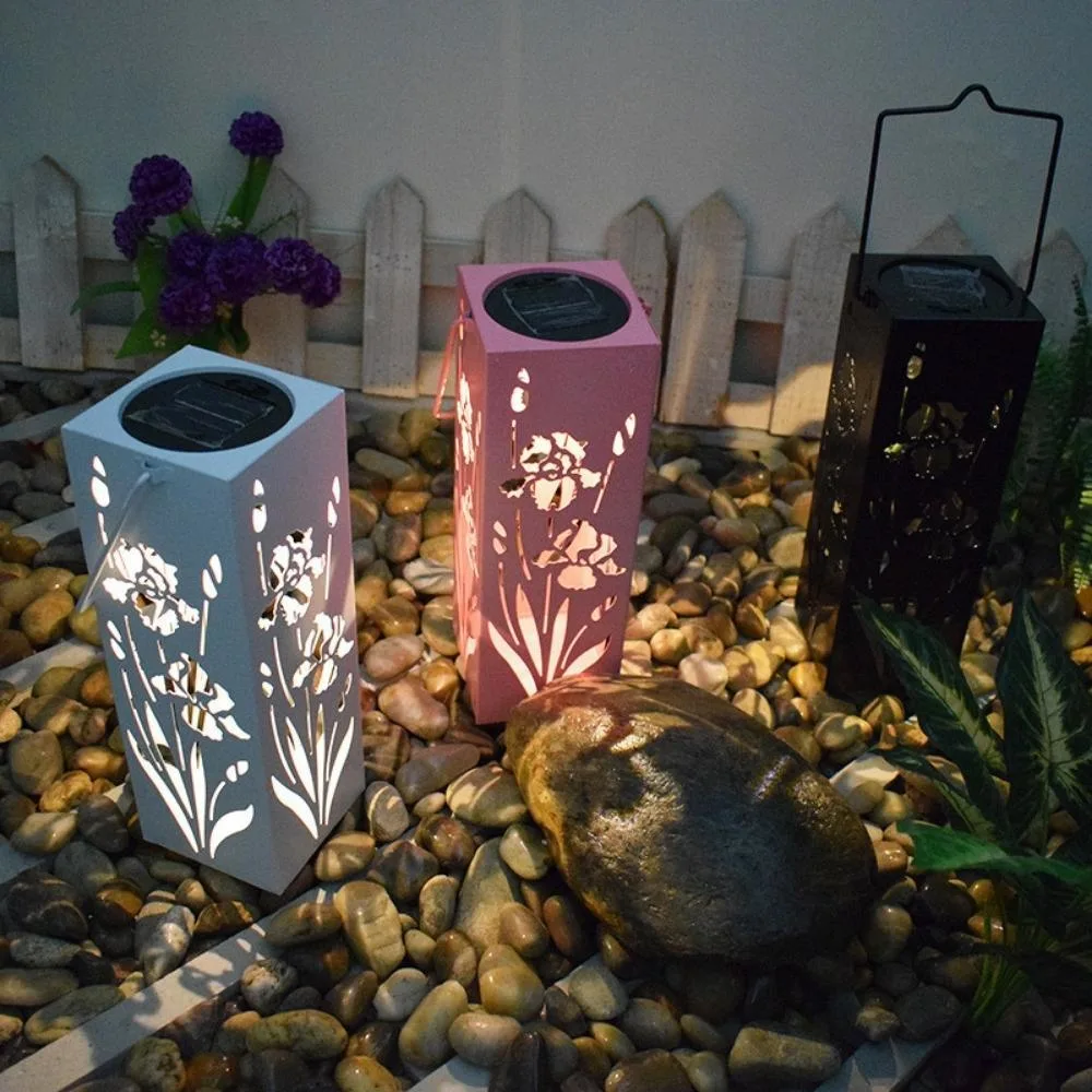 Waterproof Butterfly and Flower Solar Light Hanging Solar Garden Lantern Outdoor for Yard Pathway Landscape Yard Decoration Bl21227