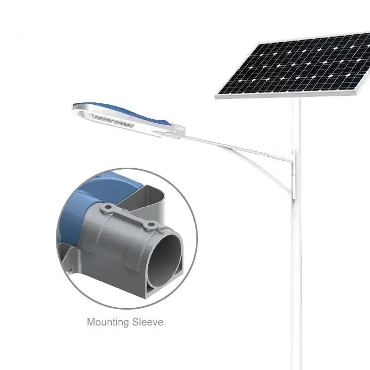 Juming Outdoor 20W 30W 40W 50W 60W Die-Cast Aluminum Split-up Solar Street Light with Pole