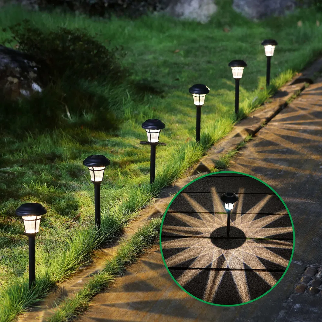 Morden Waterproof Outdoor Landscape Solar LED Pathway Lawn Lights Garden Lights for Yard Driveway