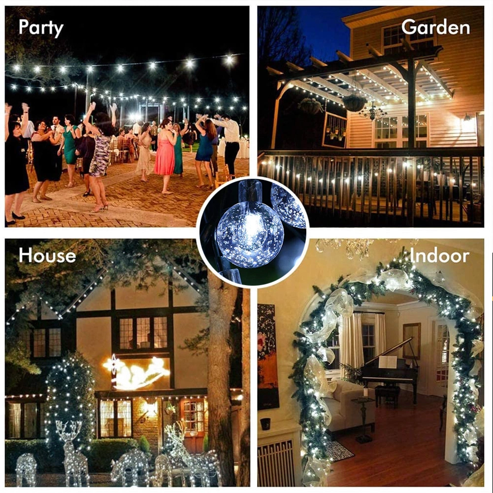 Solar Christmas LED String Light Solar Powered Fairy Light for Home Holiday Garden Xmas Festival Ramadan Party Wedding Patio Garland Decoration