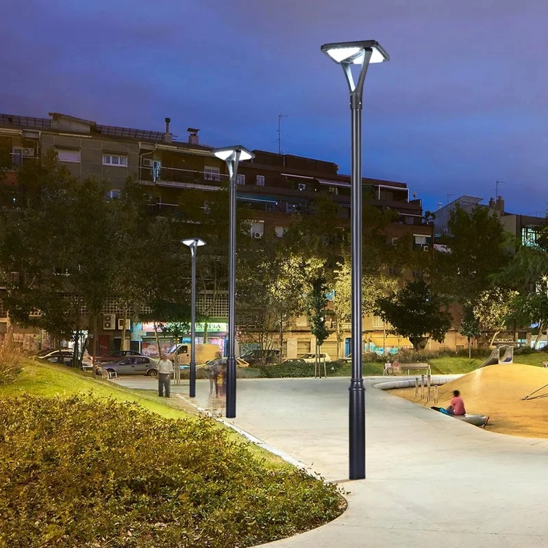 Solar Wall Lamp Fence Mounted IP65 Lithium Battery Integrated Garden Light Landscape Walkway Solar Street Lights