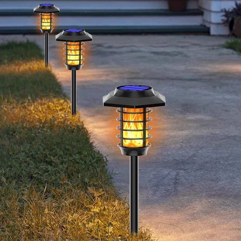 Brighter Flickering Flames Decorative Lamp Outside Garden Landscape Lighting for Garden Patio Yard Driveway Outdoor Solar Torch Light