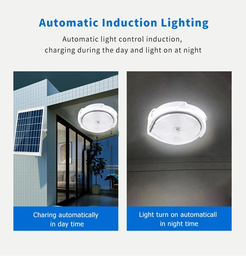Indoor Solar Light Home House with Remote Control Indoor Solar Ceiling Light
