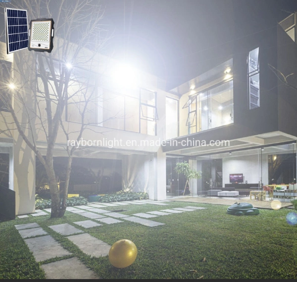 Super Bright Outdoor 100W 200W 300W 400W LED Solar Flood Light with House Garden Road Square Park Pathway Yard Yard Lawn Patio Flood Lighting