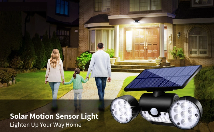 Brightenlux Wholesale Solar Power Motion Sensor Light, Long Range Waterproof Solar Garden Lights with 3 Light Modes