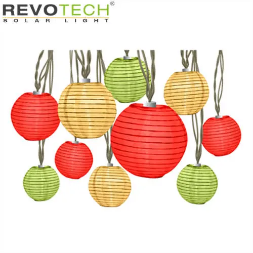 8 LED Solar Powered Star Shape String Light (RS1005)