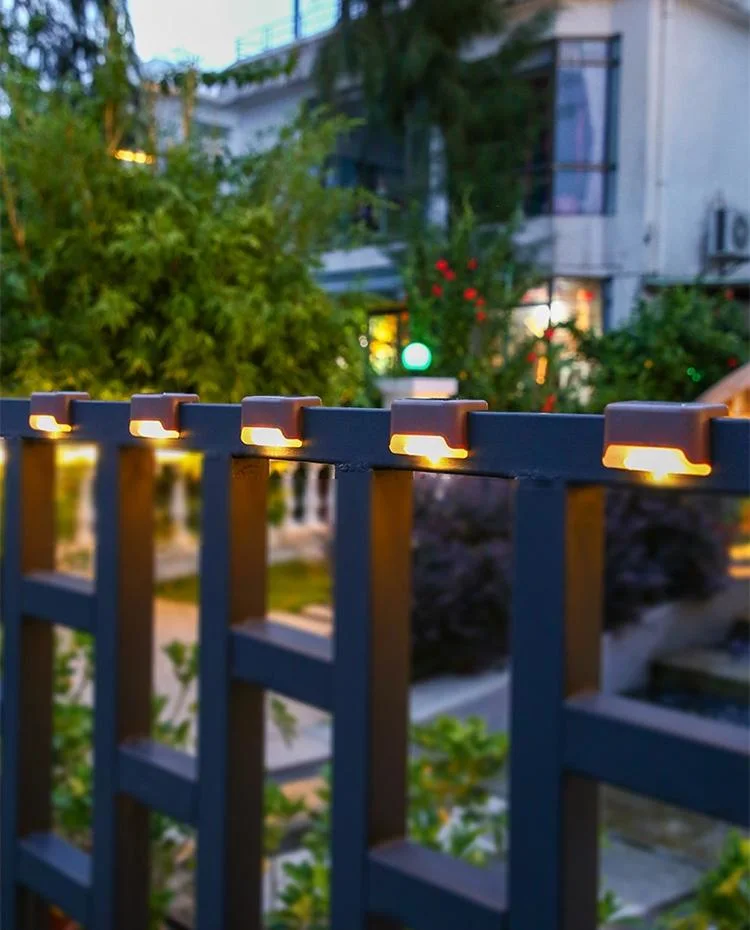 Solar-Powered Staircase Step Lights for Outdoor Spaces