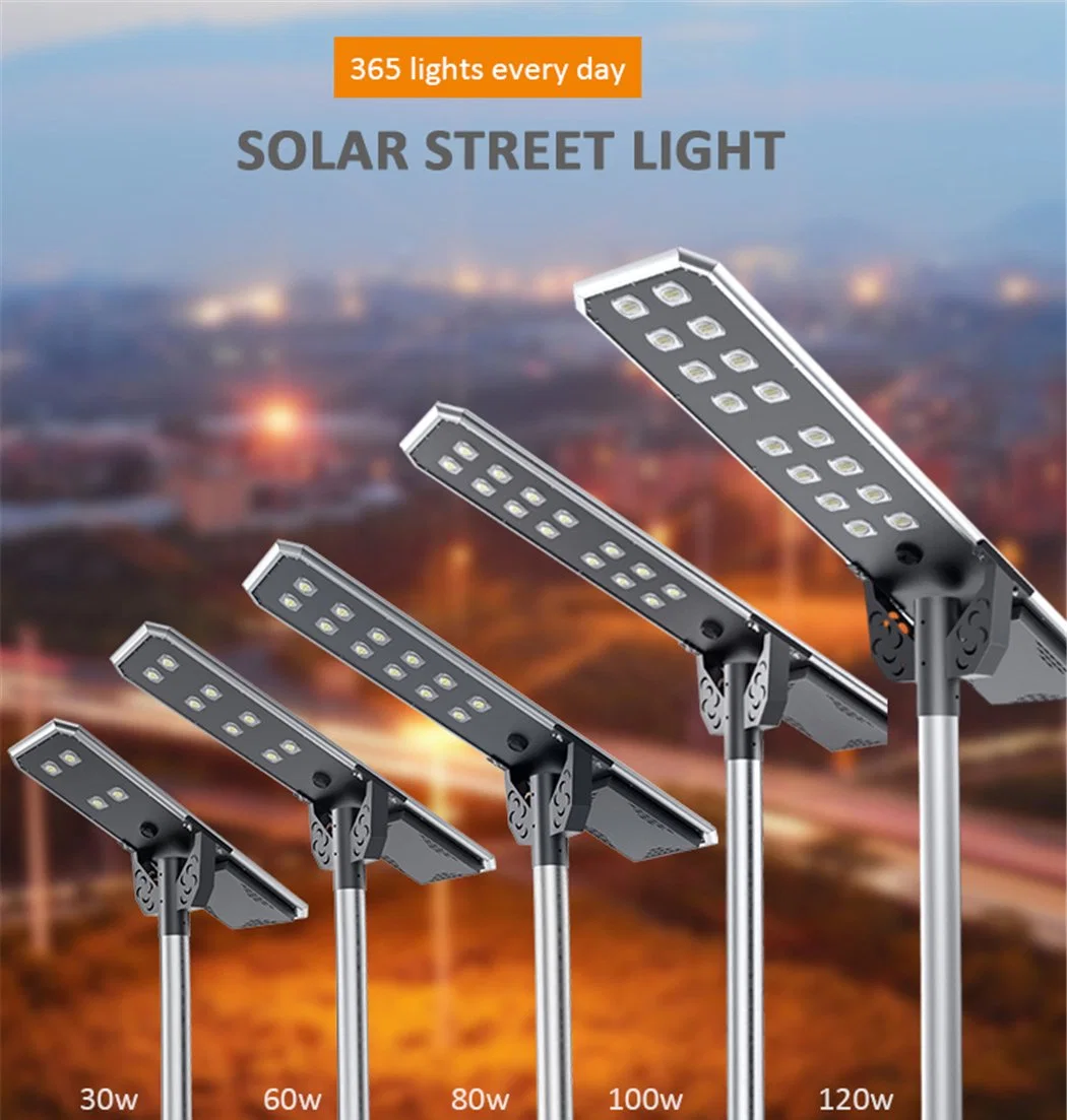 High Quality 60W Solar Street LED Lamp Solar Panel Power LED Light Outdoor