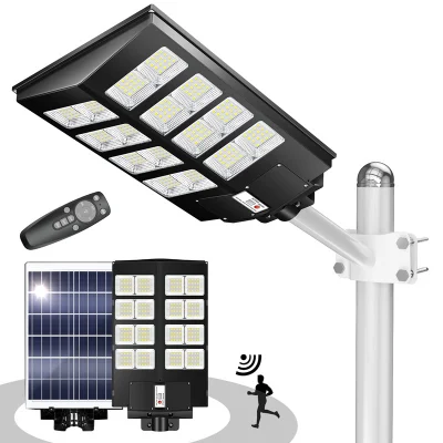 Zhongshan Lighting IP65 Impermeable 20W 30W 60W 90W 150W 400W Luces Solares LED Integradas Todo en Uno para Lámpara de Calle en Pequeñas Ciudades.