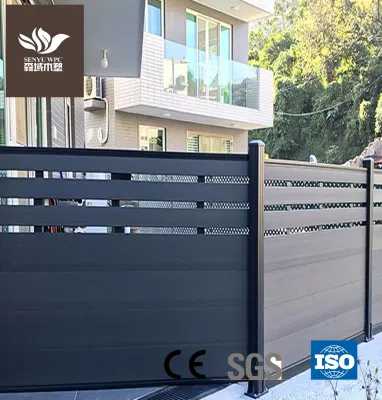 Casas Prefabricados limpiados Jardín de Luz Paneles de Madera plástico Composite portátil Vallas