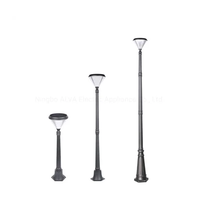 Nuevo LED lámpara solar jardín de la luz solar césped impermeable al aire libre blanco cálido suelo Solar Luz para Pathway