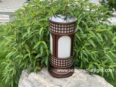 IP65 al aire libre de iluminación LED Jardín Post valla valla la luz solar