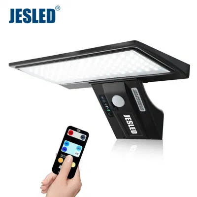 Comercio al por mayor control remoto 3circuito sensor de movimiento al aire libre de la luz solar LED lámpara solar para jardín garaje Patio