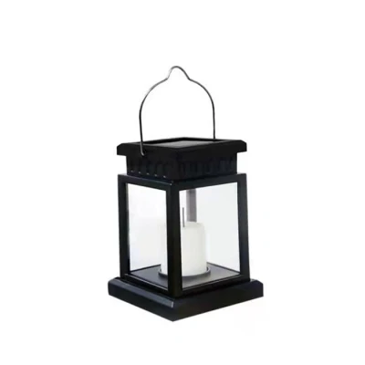 Colgante de metal de camping al aire libre decorativas lámparas LED Solares