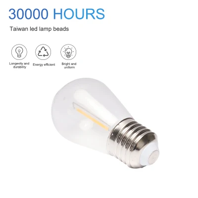 Solar Jardín resistente al agua de las luces de LED de exterior de la luz de la cadena
